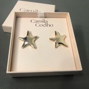 Rare TikTok Viral Camila Coelho Star Earrings (Matches viral necklace!) NWT